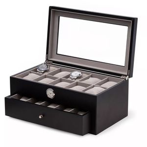 BEY-BERK
20 Watch Box with Quartz Movement Clock